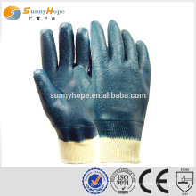 Sunnyhope vollbeschichtete Nitril-Sicherheits-Manschettenhandschuhe für Öl-Industrie-Handschuhe